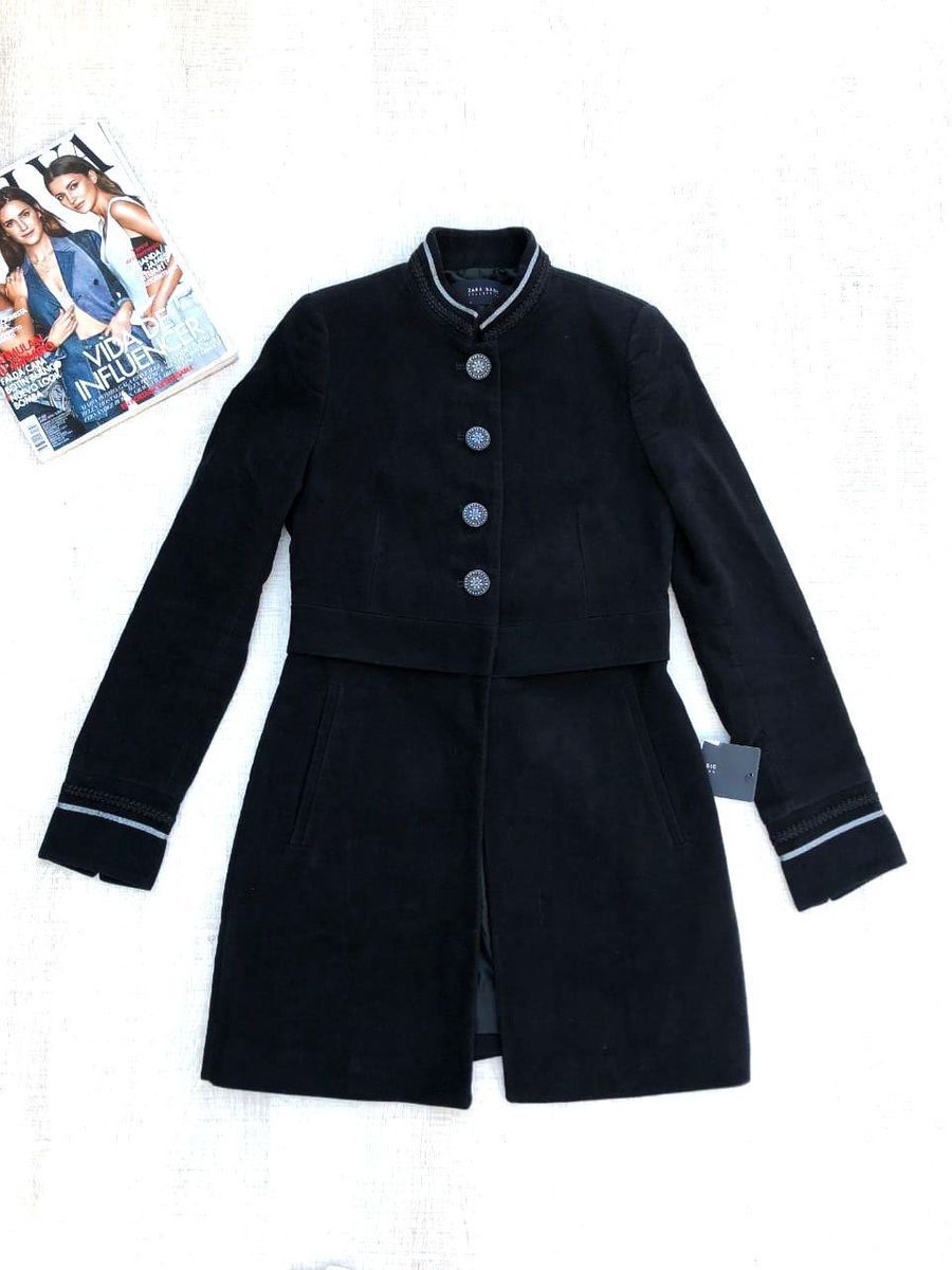 casaco de linha feminino comprido