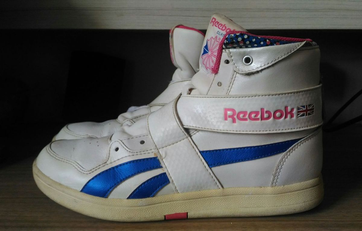 reebok cano alto anos 80