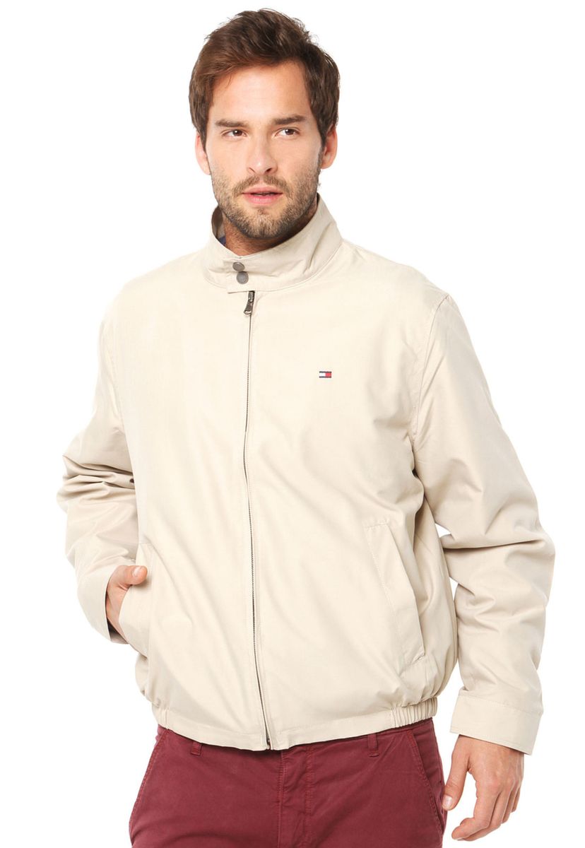 jaqueta tommy hilfiger bege