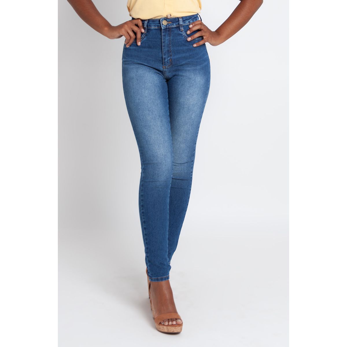 calça jeans super lipo feminina sawary