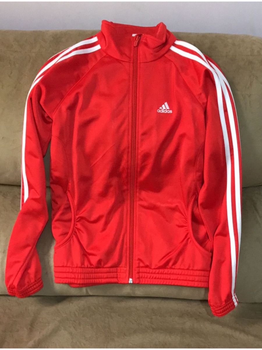 casaco adidas vermelho