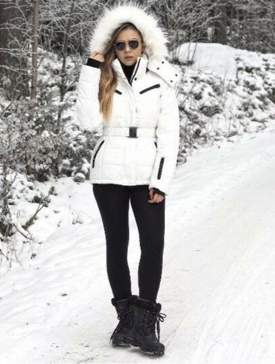 jaqueta de neve feminina