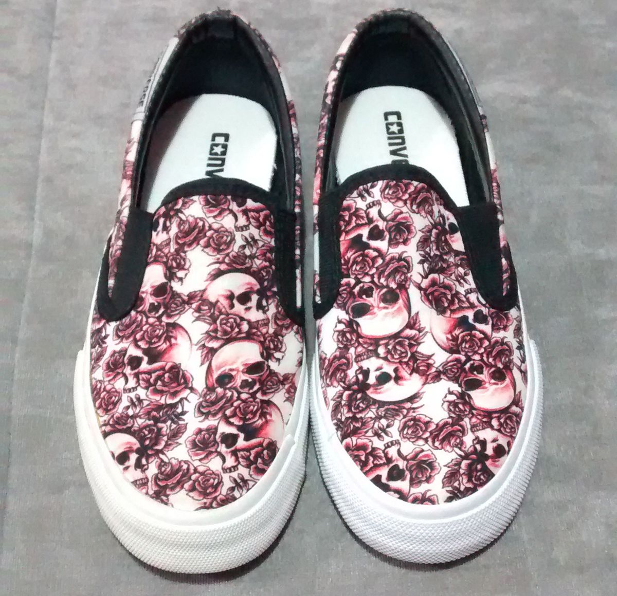 converse skidgrip vermelho