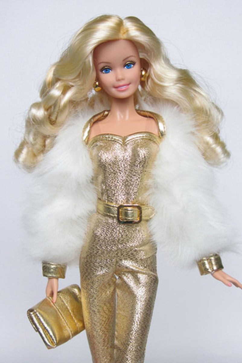 golden dream barbie doll
