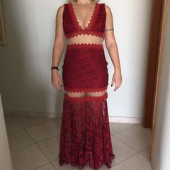 Vestido para best sale formatura vinho