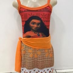 Fantasia Infantil Moana 4 Anos, Roupa Infantil para Menina Usado 81161499