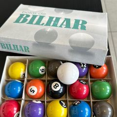 Bolas De Bilhar Snooker Sinuca 52mm 16 Peças