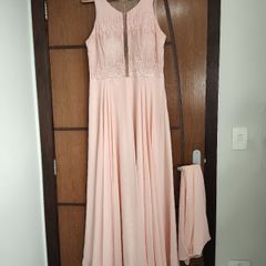 Vestido De Renda Da Marca Cor De Rosa