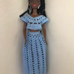 vestidinhos de crochê para bonecas barbie