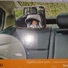 Vusddy Espelho carro bebé assento traseiro, espelho bebé carro amplo campo  de visão
