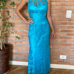 Azul turquesa best sale vestido madrinha