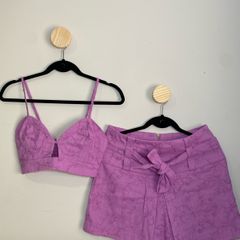 Conjunto Short e Cropped Laise