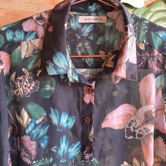Camisa Floral Luigi Bertolli, Comprar Novos & Usados