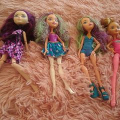 lote bonecas monster high ever after high e novi star