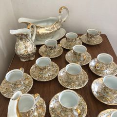 Conjunto Para Chá E Café Em Porcelana Steatita Paraná - Mundaréu - Não é só  um antiquário