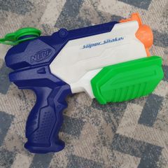 Pistolas Mega Nerf Balas Incluídas Azul, Brinquedo Nerf Usado 49272840