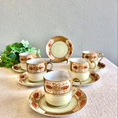 Jogo para chá em porcelana antiga Schimidt / antiguidade / porcelana antiga  / louça antiga / vintage