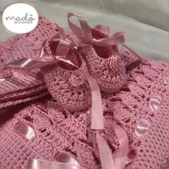 Mantas Para Bebe De Croche Comprar Novos Usados Enjoei