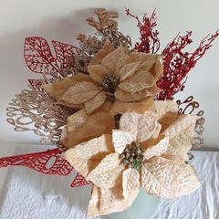 Arranjo De Natal Com Flores Artificiais | Comprar Novos & Usados | Enjoei