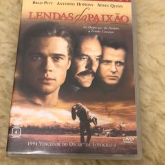 DVD Lendas Da Paixão Brad Pitt Anthony Hopkins Aidan Quinn