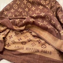 Xale de Lã e Seda Louis Vuitton | Lenço Feminino Louis Vuitton Usado  86642351 | enjoei