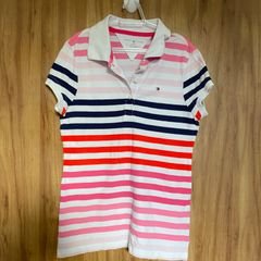 Camisa Polo Tommy Hilfiger Listrada feminina