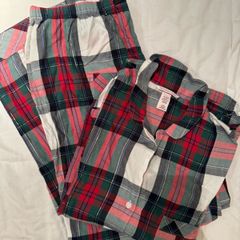 VICTORIA'S SECRET Lindo Conjunto Pijama Flanela Algodão Xadrez