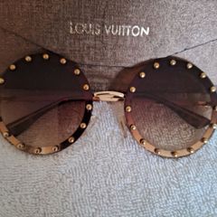 Óculos de Sol Louis Vuitton Original Drive Dourado Z0897E Feminino