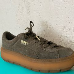 Tenis Puma Suede Verde Militar Comprar Moda Feminina Enjoei