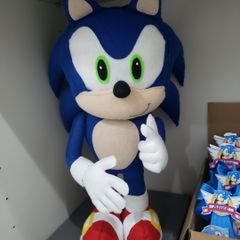 Sonic e amigos em feltro