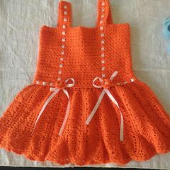 preço de vestido infantil de croche