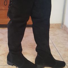bota taquilla over the knee preta