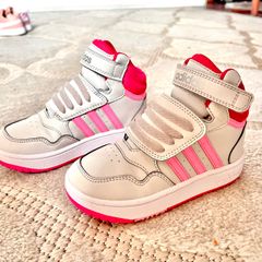 Tenis adidas store infantil cano alto