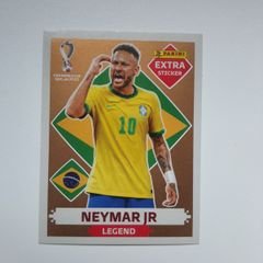 Figurinhas Gold Extras Legends Neymar Jr Messi Cr7 - Ouro em