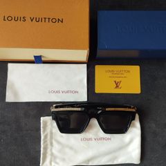 Óculos de Sol Louis Vuitton Original Millionaire Preto Feminino
