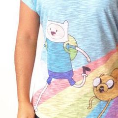 Camiseta Hora de Aventura  Roupa Infantil para Menina Usado