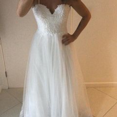 Vestido de Noiva Estilo Princesa | Roupa de Casamento Feminina Amanda  Novias Usado 90099017 | enjoei