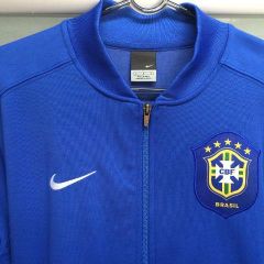 Camisa Manga Longa Nike CBF Seleção Brasileira Azul