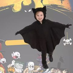 Fantasia infantil de morcego-vampiro 