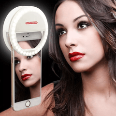 Universal Clipe Anel Luz Pra Selfie E Fotos Flash Celular Blogueiras