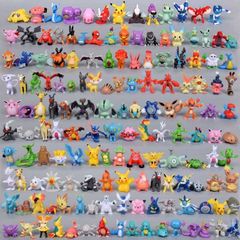 Kit De72 Bonecos Miniatura Lote Pokémon com Pikachu Incluso