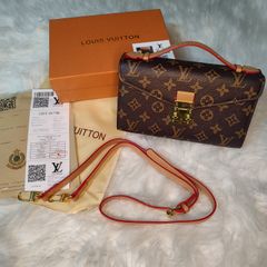 Louis Vuitton Original - Bolsa elipse de Canvas Monograma e Couro., Bolsa  de mão Feminina Louis Vuitton Usado 28261805, enjoei