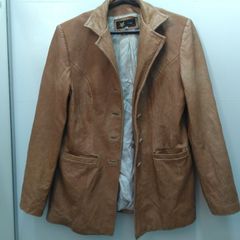 jaqueta de couro antiga