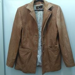 jaqueta de couro antiga