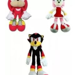 Boneco Sonic World Sonic Vermelho 20,5cm