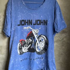 Camiseta John John Logo Azul - Compre Agora