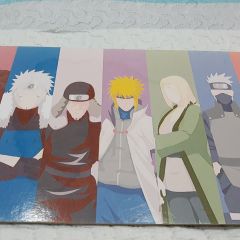 Quadro Decorativo Naruto Sasuke Kakashi Anime Plaquinha Decorativa