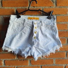 Short Jeans Feminino Desfiado Cintura Alta