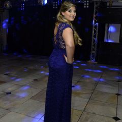vestido renda guipir formatura