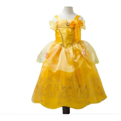 FANTASIA INFANTIL PRINCESA AZUL E AMARELO TAMANHO M